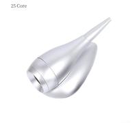 Zilimontt Haut-parleur 25 cœurs en forme d'escargot adapté pour une performance sonore optimale des aigus (argent)