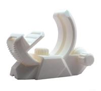 Zilimontt Herringbone Bone Gear Support de téléphone avec support réglable imprimé 3D pour tableau de bord de voiture et utilisation à domicile, compatible avec la plupart des smartphones, blanc ou