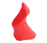 Zilimontt Housse de protection en silicone pour guidon de vélo ST-070 - Manchons noirs et rouges - Absorption des chocs - Accessoire de cyclisme antidérapant pour route et (rouge)
