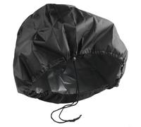 Zilimontt Housse de protection pour brasero d'extérieur imperméable, coupe-vent, robuste en tissu polyester 420D, abri de protection anti-poussière pour terrasse, meubles de jardin avec poches de