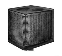 Zilimontt Housse en maille pour climatiseur central pour protection des feuilles, maille en caoutchouc robuste pour unité extérieure, écran de prévention des feuilles et des débris pour la maison pour