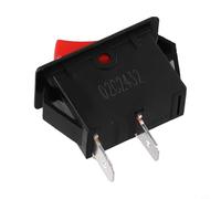 Zilimontt Interrupteur à bascule ON-OFF 2 broches AC 125 V/250 V 16 A/12 A, résistant aux intempéries, compatible avec HY35C, pour scie artisanale, compresseur d'air, meuleuse Grizzly T10875, CX904