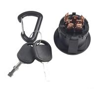 Zilimontt Interrupteur d'allumage et clé pour tondeuse autoportée Cadet - Remplacement direct pour modèles 725-04227, 725-06119, 925-06119, 2030-016, 2030-018 (plastique, monobloc)