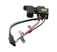 Zilimontt Interrupteur de déclenchement de rechange 6506549 638882-6 pour perceuse Makita 18 V compatible avec BHR162 BHR202 DHR202 HR202D BHR202RFE Outil électrique Pièce de réparation Noir