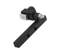 Zilimontt Jauge à onglet pour le travail du bois avec règle d'angle réglable, rails en oxyde d'aluminium et butée de rail pour une coupe de précision sur divers travaux et hauts (E)