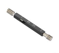 Zilimontt Jauge de filetage en acier de qualité pour une mesure précise du filetage interne M8 x 1,25 6H, jauge d'inspection industrielle fabriquée en acier rapide, conforme à la norme GB/T3934