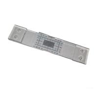 Zilimontt Jauge de fissures en acrylique avec vis pour mesurer et surveiller les fissures murales, instrument de suivi de mouvement horizontal et vertical pour surfaces de construction en (A)
