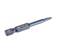 Zilimontt Jeu d'embouts de tournevis Torx magnétiques avec tige hexagonale pour tailles T5-T40, construction en alliage d'acier de 50 mm de long pour tournevis électriques et pneumatiques, ()