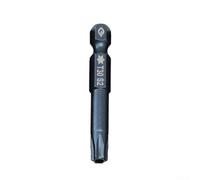 Zilimontt Jeu d'embouts de tournevis Torx magnétiques avec tige hexagonale pour tailles T5-T40, construction en alliage d'acier de 50 mm de long pour tournevis électriques et pneumatiques (pour T30)