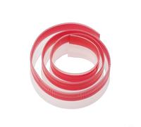 Zilimontt Joint d'étanchéité flexible en PVC pour dessous de porte - 100 x 4 cm - Blanc - Protection contre les courants d'air, la poussière et l'eau - Trois couches insonorisantes et imperméables
