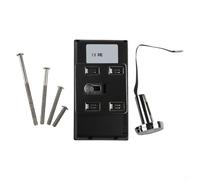 Zilimontt Judas de porte numérique avec écran LCD de 3,5" - Caméra de sécurité HD 720p - Grand angle de 120 degrés - Système de surveillance anti-effraction - Judas de porte pour la protection de la