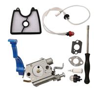 Zilimontt Kit carburateur compatible avec 590460102 pour 125B 125BX 125BVX pour souffleur de feuilles avec filtre à air et pièces de rechange pour conduite de carburant