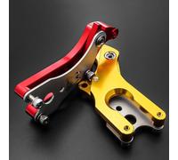 Zilimontt Kit d'adaptateur de frein à disque en alliage d'aluminium pour conversion de cadre en freins à disque - Compatible avec vélos de route, ensembles de roues à dégagement rapide, 120 x 51 x 44