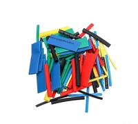 Zilimontt Kit de 164 gaines thermorétractables en polyoléfine, rapport 2:1, assortiment de manchons isolés imperméables ignifuges, double couche, fil de câble doublé à chaud