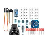 Zilimontt Kit de 85 pièces pour Arduino Project avec module relais, capteur d'humidité, capteur de distance HC-SR04, joystick, tube numérique à 4 chiffres, pour