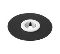 Zilimontt Kit de joint de robinet de chasse d'eau standard compatible SV01967, joint de chasse d'eau en silicone de 70 mm avec clip, prévention des fuites, bricolage (noir)