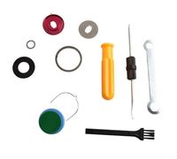 Zilimontt Kit de mise à niveau de pièces de moulinet de pêche avec alarme de déchargement et clic pour moulinets Daiwa Tatula CT 100, anneau d'engrenage en acier inoxydable, plaquettes de frein en