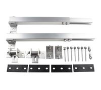 Zilimontt Kit de montage de panneau solaire réglable pour toit plat - Support inclinable en alliage d'aluminium avec réglage de l'angle de 0 à 60 °, compatible avec tous les photovoltaïques encadrés