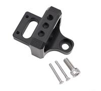 Zilimontt Kit de montage de vanne solénoïde à 3 ports pour AEM Civic 1992-1995 pour Acura 1994-2001, alliage d'aluminium noir