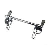 Zilimontt Kit de remplacement de charnière de siège de toilette en alliage de zinc pour siège de toilette standard, pièces de réparation de salle de bain résistantes à la rouille avec fermeture