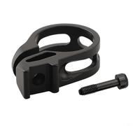 Zilimontt Kit de réparation d'anneaux de serrage en alliage d'aluminium avec vis pour levier de vitesse X9 X0 XX XO1 Finition noire mate durable pour CNC usiné pour frein de vélo