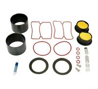 Zilimontt Kit de réparation de compresseur d'air silencieux 20 pièces pour modèles 550 W, 750 W, 1100 W et 1500 W avec joints de cylindre, segments de piston et éléments filtrants (750 W)