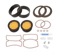 Zilimontt Kit de réparation de compresseur d'air silencieux 20 pièces pour modèles 550 W, 750 W, 1100 W et 1500 W avec joints de cylindre, segments de piston et éléments filtrants (550 W)