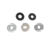Zilimontt Kit de réparation de moulinet de pêche avec pignon, rondelle de frein en carbone, plaque de pression et rondelle en métal, compatible avec les moulinets Daiwa 2020 SV100 Baitcasting