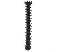 Zilimontt Kit de ressort de réparation de fourche à l'envers pour suspension en élastomère pour fourche de vélo, tige de support de rechange en plastique avec couvercle de verrouillage et joint