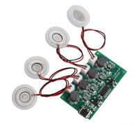 Zilimontt Kit d'humidificateur 5 V à faire soi-même avec module de brumisateur et tableau de commande, plaques d'atomisation microporeuses, modes de pulvérisation réglables pour une humidification