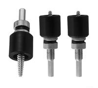 Zilimontt Kit extracteur de vis robuste - Outil de démontage de vis rouillées pour vis dénudées - Comprend 3 extracteurs de tube d'extension avec construction en métal et plastique