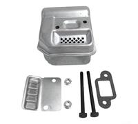 Zilimontt Kit silencieux d'échappement pour tronçonneuse MS170, MS170C, MS180, MS180C, modèles 017 018, avec joint de silencieux, couvercle de silencieux, boulons et écrous