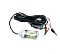 Zilimontt Lampe de pêche LED 12 V-24 V avec 108 LED 2835SMD, étanche IP68 pour la pêche de nuit, éclairage à 360°, construction ABS et métal, (lumière verte)
