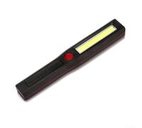 Zilimontt Lampe torche LED COB avec base magnétique et design flexible, lampe de travail d'inspection pour réparation de véhicule, camping en plein air, randonnée, résistant à l'eau IPX4,