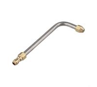 Zilimontt Lance de pulvérisation coudée en acier inoxydable pour nettoyeur haute pression avec angles de 30 °/90 °/en forme de U pour les zones difficiles à atteindre, compatible avec le gaz (90