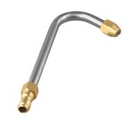 Zilimontt Lance de pulvérisation coudée en acier inoxydable pour nettoyeur haute pression avec angles de 30 °/90 °/en forme de U pour les zones difficiles à atteindre, compatible avec le gaz (forme de