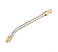 Zilimontt Lance de pulvérisation coudée en acier inoxydable pour nettoyeur haute pression avec angles de 30 °/90 °/en forme de U pour les zones difficiles à atteindre, compatible avec le gaz (30