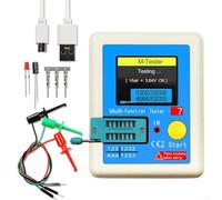 Zilimontt LCR-7 Testeur de transistor multifonction avec écran couleur TFT 3,5" pour diode triode condensateur résistance MOSFET IGBT JFET Triac Zener Détection et infrarouge