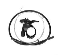 Zilimontt Levier de verrouillage de fourche à distance pour VTT pour fourche de suspension de vélo, compatible avec SR Suntour EPICON, RAIDON, XCR, XCM, NCX, s'adapte au guidon de 22,2 mm, ABS et (B)