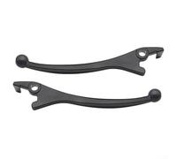 Zilimontt Leviers de frein à main à forte adhérence pour motos gauche et droite en aluminium (noir L + R)