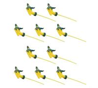 Zilimontt Lot de 10 buses de pulvérisation de rechange pour le nettoyage de la maison et du bureau avec paramètres de flux et de brume