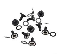 Zilimontt Lot de 10 caches de protection en caoutchouc pour interrupteur à bascule 12 mm étanche à la poussière pour arbres d'interrupteur à bascule électrique jusqu'à 220 V Noir