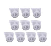 Zilimontt Lot de 10 filtres en nylon pour outils de pulvérisation d'air, 120 filtres en maille en maille de 8/10/12 mm, compatibles avec divers pulvérisateurs (10 mm)