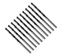Zilimontt Lot de 10 forets à bois de 3 mm de diamètre avec pointe centrale pour bois et bois artificiel, haute résistance et dureté
