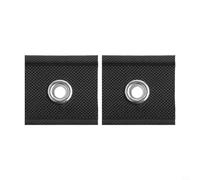 Zilimontt Lot de 10 œillets passepoilés pour auvent de caravane - Bande passepoilée avec œillets pour rails de 5 à 6 mm et 7 à 8 mm, compatible avec rideaux d'auvent de caravane, fée (noir)