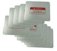 Zilimontt Lot de 10 plaques de protection pour lentille de casque de soudage, 115 mm x 90 mm, ignifuges et anti-chute, coins arrondis, pour
