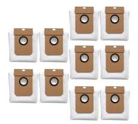 Zilimontt Lot de 10 sacs à poussière de rechange pour aspirateur Airbot L108S Pro Ultra, sacs de collecte jetables en tissu non tissé, accessoires filtrants