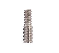 Zilimontt Lot de 12 adaptateurs de boulon à double extrémité en acier inoxydable pour conversion de filetage de 7 mm à 6 mm, compatible avec vis 1/4-20 et 5/16-24, accessoire résistant à l'oxydation