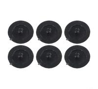 Zilimontt Lot de 2 000 cache-vis en plastique pour vis à tête cruciforme et à tête plate de 7 à 8 mm de diamètre en 6 couleurs : blanc, noir, rouge, marron, marron foncé, beige (noir)