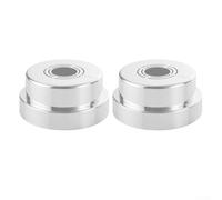 Zilimontt Lot de 2 cache-tuyaux décoratifs pour salle de bain et cuisine Plus raccords de valve 3/4 Raccords de douche ABS compatibles avec robinets, radiateurs, valves d'angle D (blanc)